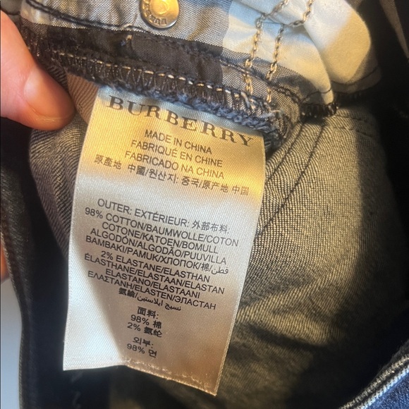🛑 1 hour sale. Burberry Women's Navy Skinny Jeans - Picture 7 of 10